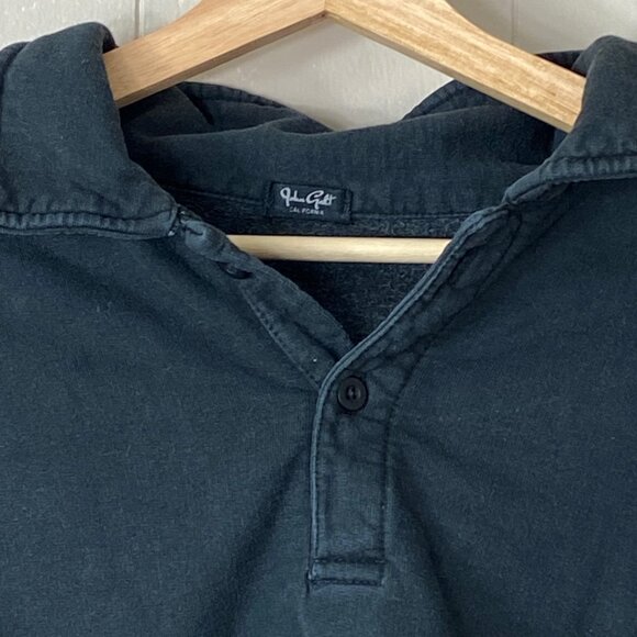 John Galt Black Cotton Pullover Oversized Sweater One Size - Picture 3 of 9